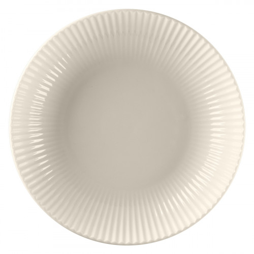 Assiette coupe creuse rond blanc porcelaine bone china Ø 22,9 cm Spectra Rak
