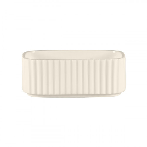 Sucrier pour sachets rectangulaire blanc porcelaine bone china 21 cl 11 cm Spectra Rak