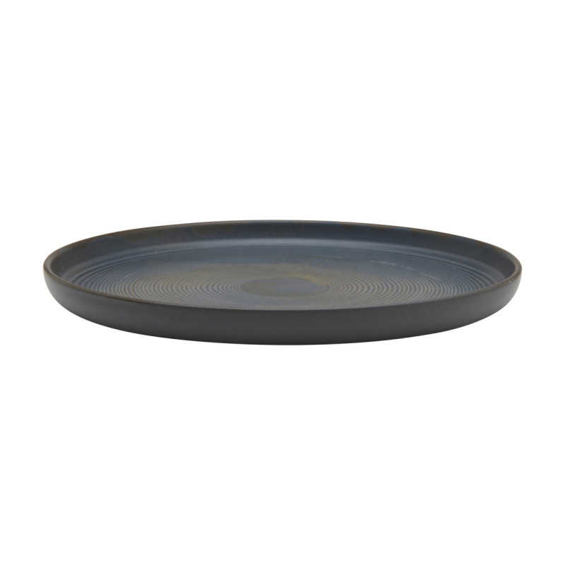 Assiette plate rond grès émaillé Ø 28 cm Tornado Accolade