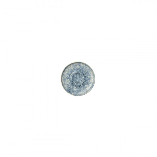 Sous tasse expresso rond bleu grès émaillé Ø 12 cm Ice Accolade
