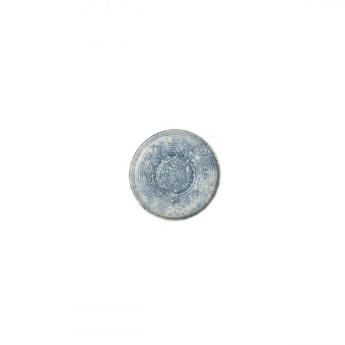 Sous tasse à thé rond bleu grès émaillé Ø 14 cm Ice Accolade