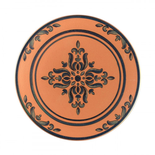 Assiette extra plate rond Tero Décor Ostia porcelaine Ø 26,5 cm Earth Rak