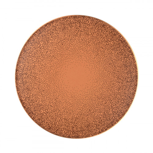 Assiette extra plate rond Tero Décor Denia porcelaine Ø 15,7 cm Earth Rak