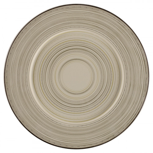 Assiette plate rond Argila Décor Larissa porcelaine Ø 32,5 cm Earth Rak