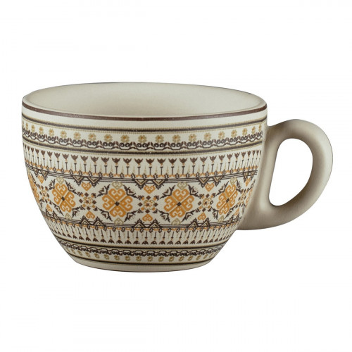 Tasse à thé rond Argila Décor Genoa porcelaine 23 cl Ø 9 cm Earth Rak