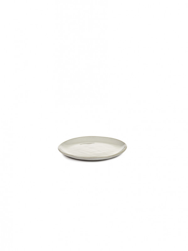 Assiette coupe plate rond écru grès émaillé Ø 14,5 cm La Mère Serax