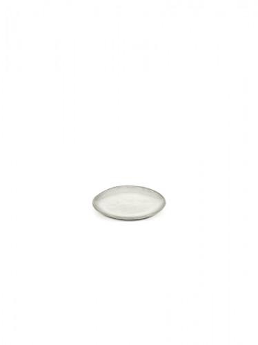Assiette coupe plate rond écru grès émaillé Ø 11,5 cm La Mère Serax