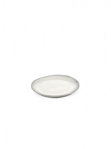 Assiette coupe plate rond écru grès émaillé Ø 18 cm La Mère Serax