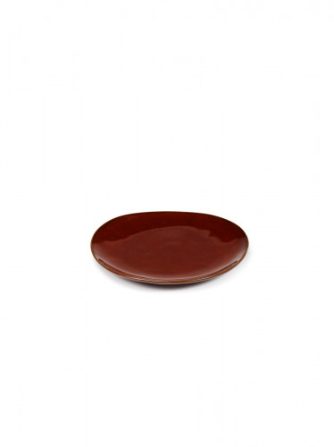 Assiette coupe plate rond Venetian red grès émaillé Ø 20 cm La Mère Serax