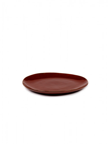 Assiette coupe plate rond Venetian red grès émaillé Ø 27 cm La Mère Serax