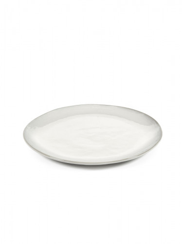 Assiette coupe plate rond écru grès émaillé Ø 30,5 cm La Mère Serax