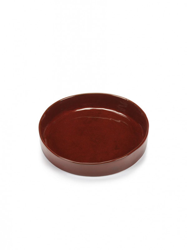 Assiette creuse rond Venetian red grès émaillé Ø 20 cm La Mère Serax