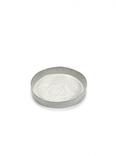 Assiette creuse rond écru grès émaillé Ø 25 cm La Mère Serax