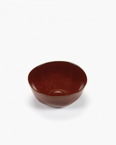Bol de présentation rond Venetian red grès émaillé Ø 21 cm La Mère Serax