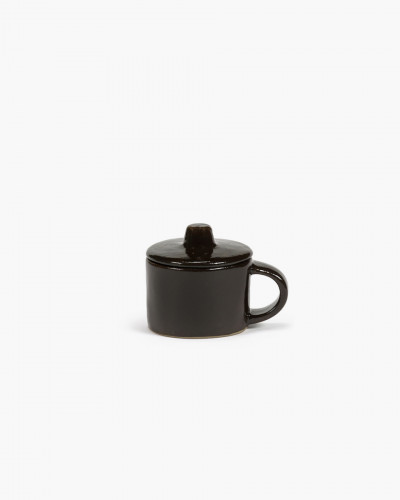 Tasse à ristretto rond ébène grès émaillé 6 cl 7,5 cm La Mère Serax