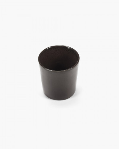 Tasse à café sans anse rond ébène grès émaillé 13 cl Ø 7 cm La Mère Serax