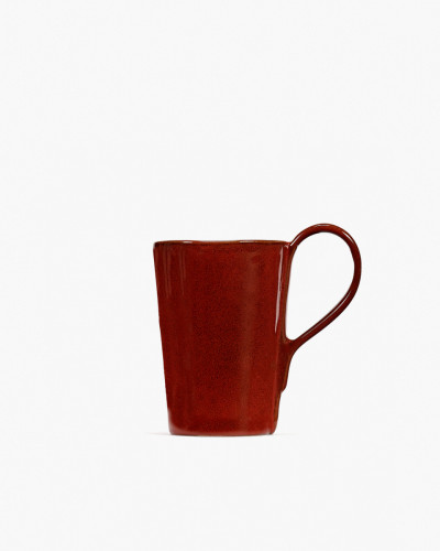 Mug rond Venetian red grès émaillé 12 cm La Mère Serax