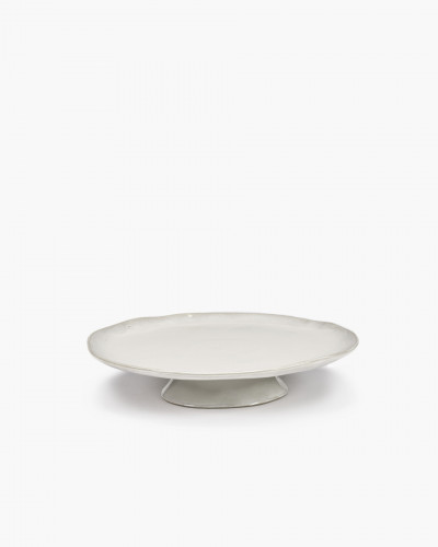 Assiette de présentation rond écru grès émaillé 30,5x30,5 cm La Mère Serax