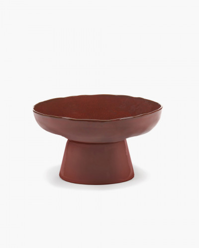 Plat rond Venetian red grès émaillé 31 cm La Mère Serax