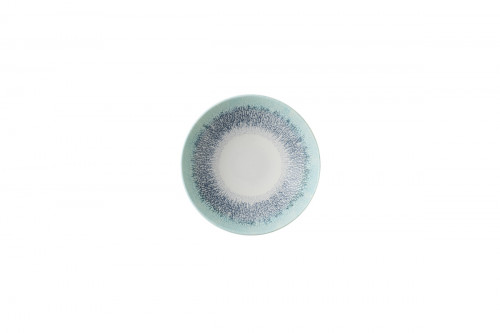 Assiette coupe creuse rond Aquamarine porcelaine vitrifiée Ø 18,2 cm Fusion Churchill