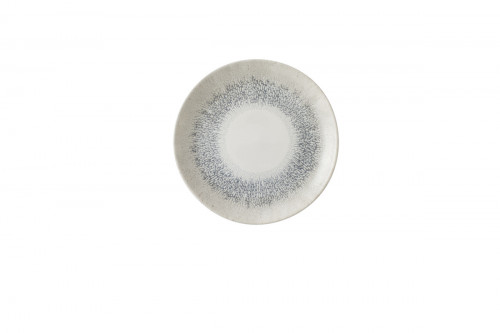Assiette coupe plate rond Agate grey porcelaine vitrifiée Ø 21,7 cm Fusion Churchill