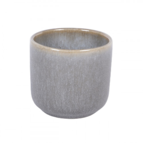 Gobelet rond bleu glacier grès émaillé 9 cl Ø 6,3 cm Snow Pro.mundi