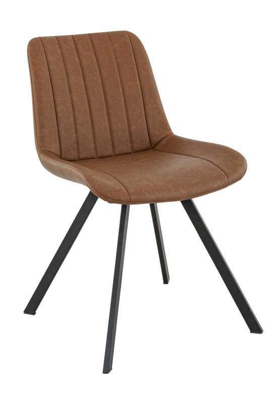 Chaise d'intérieur marron 78x49x61 cm Jacob Flexmob