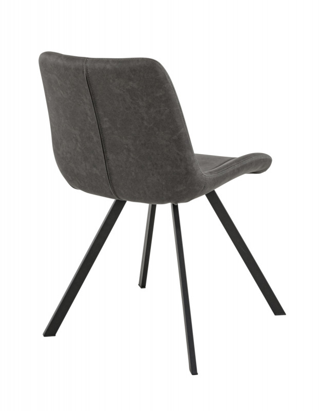 Chaise d'intérieur gris anthracite 78x49x61 cm Jacob Flexmob