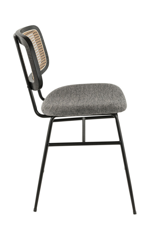 Chaise d'intérieur gris 81x45x58 cm Noelia Flexmob
