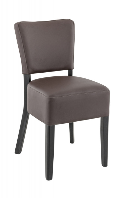 Chaise d'intérieur chocolat 84x45x54 cm Floriane 2 Flexmob