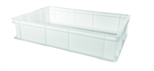 Bac à pâtons Sans couvercle plastique 60x40x13 cm 23 L fond plein parois pleines Gilac