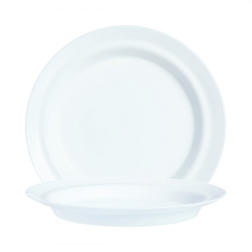 Assiette rond blanc verre opal Ø 19 cm Autonomy Arcoroc