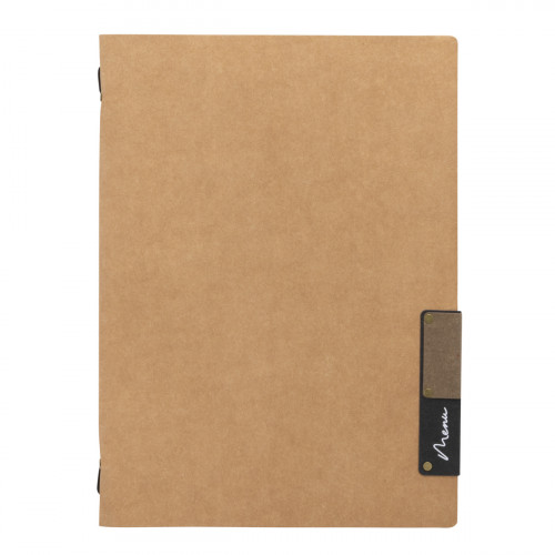 Protège-menu A4 beige Nature Securit