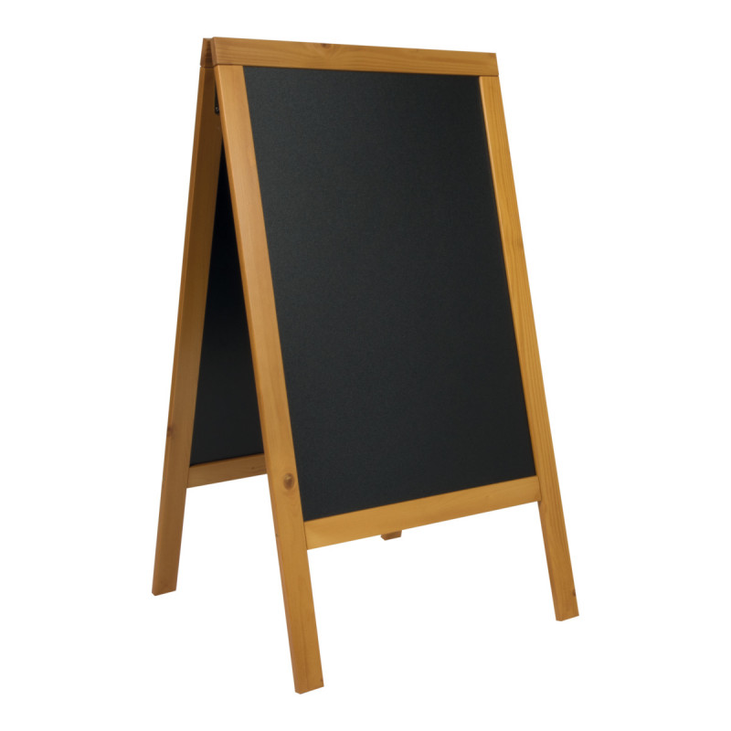 Chevalet de trottoir TECK 125x69x68,5 cm Woody Securit