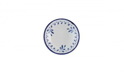Assiette coupe creuse rond Ink porcelaine vitrifiée Ø 18 cm Harvest Mediterranean Dudson