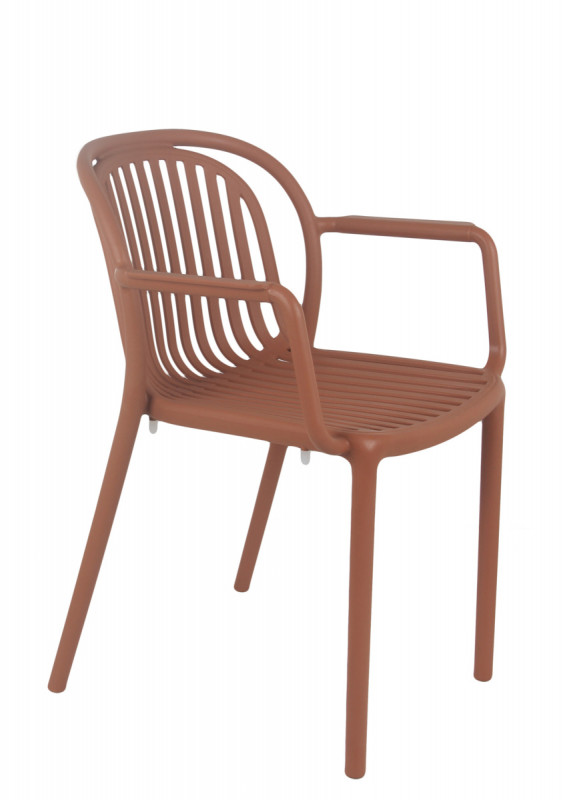 Fauteuil de terrasse terra 78x57x57 cm Jeddah Flexmob