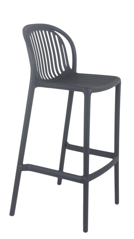 Tabouret de bar de terrasse gris anthracite 104x52x49 cm Oman Flexmob