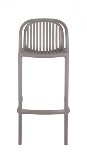 Tabouret de bar de terrasse taupe 104x52x49 cm Oman Flexmob