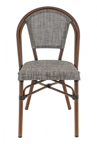 Chaise de terrasse gris 85x49x55 cm Reims Flexmob