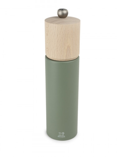 Moulin à poivre droit vert fougère Ø 5,4 cm 21,5x5,4x5,4 cm Boreal Peugeot Saveurs