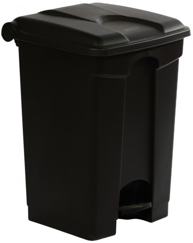 Collecteur à pédale antibactérien et antimicrobien plastique 45 L noir Probbax