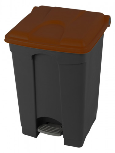 Collecteur à pédale plastique 45 L gris anthracite Probbax