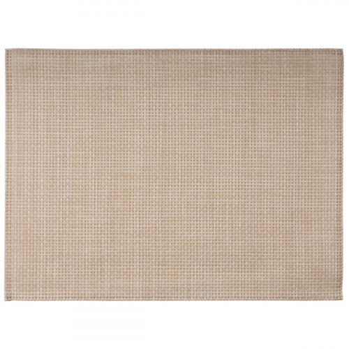 Set de table plastique rectangulaire beige 45x33 cm Aps