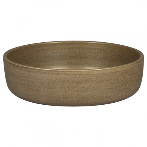 Bol rond Dark Brown porcelaine vitrifiée Ø 24 cm Selva Rak