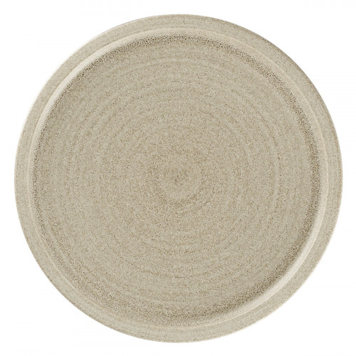 Assiette coupe plate rond Grey porcelaine vitrifiée Ø 20,4 cm Selva Rak