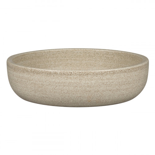 Assiette coupe creuse rond Grey porcelaine vitrifiée Ø 16 cm Selva Rak