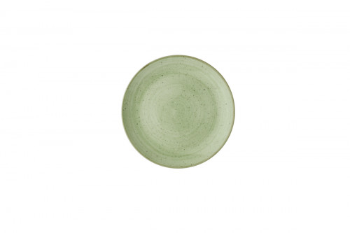Assiette coupe plate rond Sage Green porcelaine vitrifiée Ø 23 cm Evolve Stonecast Churchill