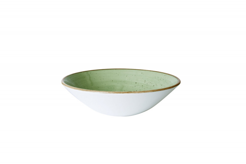 Bol rond Sage Green porcelaine vitrifiée Ø 22 cm Stonecast Sage Churchill