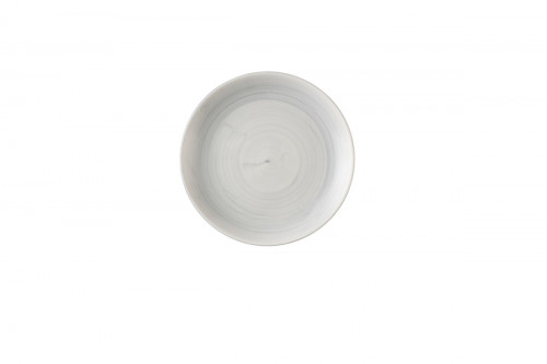 Assiette coupe plate rond Canvas grey porcelaine vitrifiée Ø 28,8 cm Stonecast Canvas Churchill