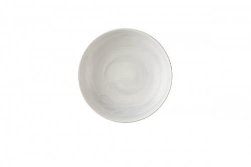 Assiette coupe creuse rond Canvas grey porcelaine vitrifiée Ø 24,8 cm Stonecast Canvas Churchill